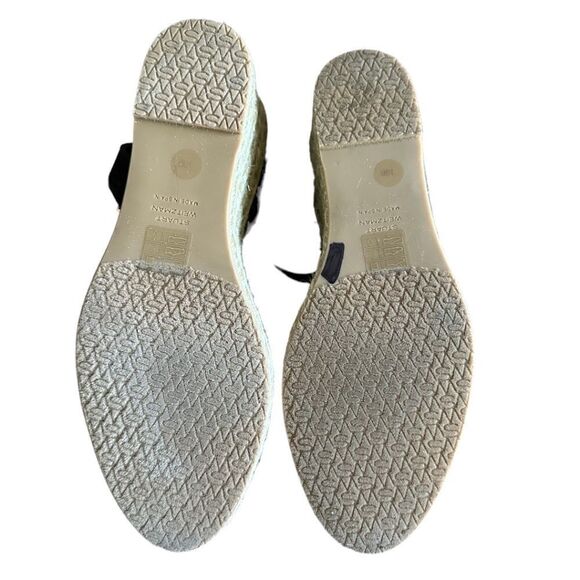 Stuart Weitzman Tia Espadrille Wedge Sandal in Black - Picture 7 of 17